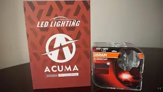 ACUMA 2022 Nova-S LED +600% 6500k vs OSRAM Silverstar