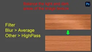 Photoshop Tutorial: Balance Light & Dark Areas of Textures (Average & High Pass)