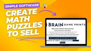 Creating Math Brain Games to Sell