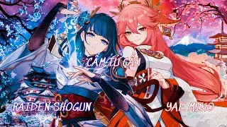 Cẩm Tú Cầu | Raiden Shogun, Yae Miko cover (Voice AI) (Genshin Impact)