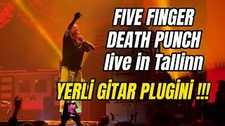 VLOG 89 - FIVE FINGER DEATH PUNCH TALLINN KONSERİ / YERLİ GİTAR PLUGİNİ #tallinn #5fdp #estonia