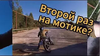 Мистер Пингвин катается на мотоцикле #эндуро #мото #moto #enduro