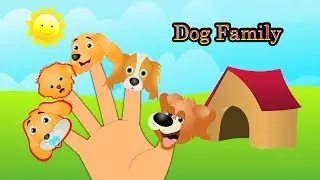 Dog finger family  -  Rhymes song || 