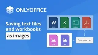 Saving documents as pictures in ONLYOFFICE Docs
