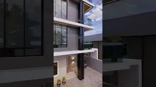 exterior render animation with 