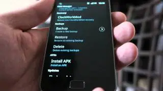 Бэкап и восстановление с помощью CWM Recovery.