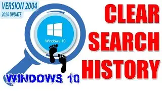 How to clear search history in windows 10 2020 Update Urdu