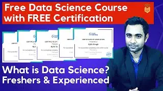 Free Data Science Course with Certification | What is Data Science? | Freshers & Experience