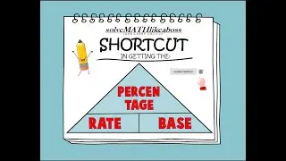 PRB | PERCENTAGE, RATE, & BASE | SHORTCUT