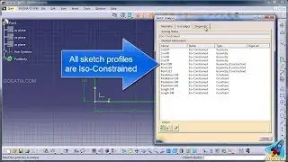 CATIA SKETCHER - 2D Analysis