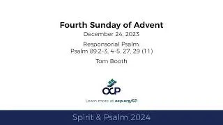 Spirit & Psalm - 4th Sunday of Advent, 2024 - Year B - Psalm 89 - Booth