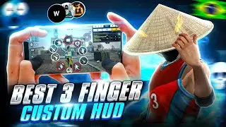 BEST 3 FINGER CUSTOM HUD 🤯 CODE 🇧🇷 BEST FREESTYLE 3 FINGER CUSTOM HUD IN FREE FIRE | TOP 3 BEST HUD 