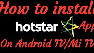 Get HOSTAR app on mi tv and android tv