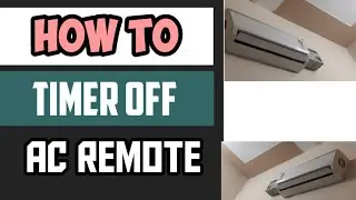 How to use TIMER OFF function of ac remote| TIMER OFF Function of Split Air conditioner
