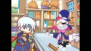 Schezo buys something from Dapper Bones