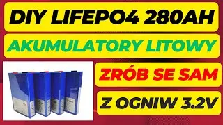 DIY LiFePO4 Do It Yourself Lithium Battery with 280Ah Cells. S5E025