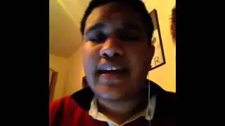 Justin Barron singing I'll  be there by Michael Jackson
