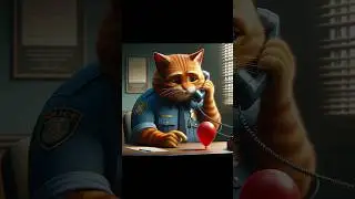 The kitten called the police to find her mother in paradis.#cute #kitten #love #shorts #motivation
