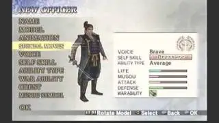 Let's Play Samurai Warriors 2: Empires pt. 1 (Making a new Officer)