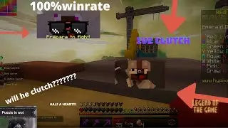 a cat and a moose play bedwars and win every single game unbeaten 100%winrate