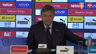 Selektor Dragan Stojković | Konferencija za medije pred Jordan i Bugarsku (12. 06. 2023.)
