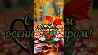 С добрым осенним утром!