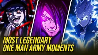 Mind-Blowing Top 10 One Man Army Moments in Anime!