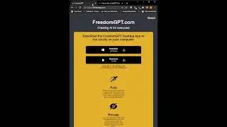 Here is how to run #chatgpt like #chatbot offline locally from PC #freedomgpt