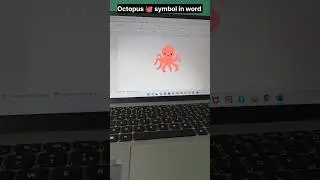 Octopus 🐙 symbol shortcut key in word computer shortcut key 