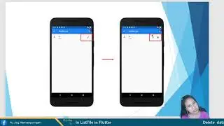Lecture 4 Add data model in Flutter 07 Delete data in ListTile in Flutter