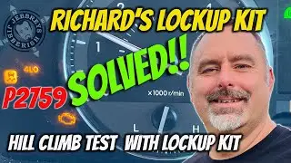 I solved my P2759 Trouble Code issue with my Richard's Lockup kit!