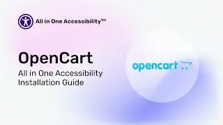 OpenCart All in One Accessibility Installation Guide