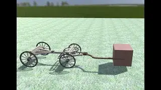 Unity Engine Physics: A cart pulled by a horse