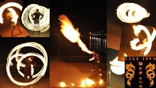 Огненное шоу Кишинев / Fire Show Chisinau 03.12.2016