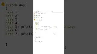 #25 Learn C Programming : clubbing in  switch statement 