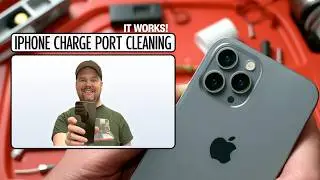 iPhone 15 Pro Max Not Charging Fix - Cleaning