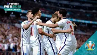 EURO 2020 ENGLAND vs CROATIA | PES 2021