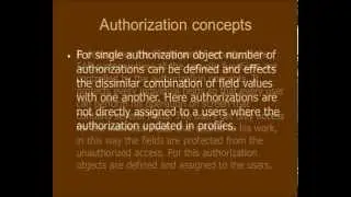 Authorization in SAP