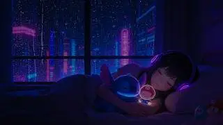No Ads 🌧️ Lofi Rain & Piano | Sleep in 3 Minutes – Insomnia Relief 😴