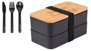 H458 Wheat Straw Bento Box