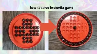 how to play brainvita game? | Kolika Game | Indoor games | Goli Challenge | 90's Kids game