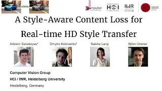 A Style-aware Content Loss for Real-time HD Style Transfer