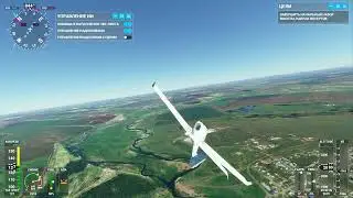 Microsoft Flight Simulator 2020. Полет над с. Октябрьское оренбургской области.
