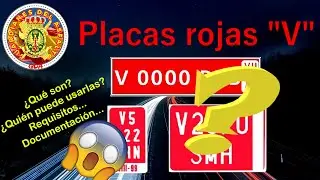 Permiso de Circulación Temporal para Empresas.  Placas rojas 