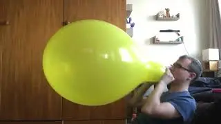 Tuftex 24 inch Crystal yellow balloon blow to pop tt24 b2p