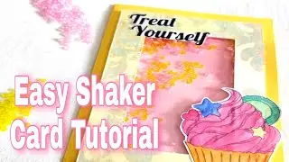 EASY SHAKER CARD TUTORIAL: Card idea for beginners 