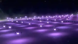 Beautiful Drone Display China