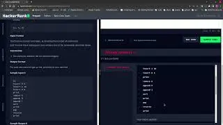 video resolvendo exercício no hackerrank