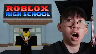 REVISITING ROBLOX HIGH SCHOOL after GRADUATING HIGH SCHOOL!
