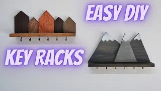 Unlock Your Creativity: DIY Wall Mounted Key Racks from Wood Scrap